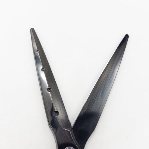 【ハヤシシザーズ ハヤシシザーHAYASHI SCISSORS】HYS-MAX67-KRETER-HINERI-6.2-DLC MARK-Ⅳ シザー オフセット 理容 美容ハサミ 美容師 理容師 右利き 6.2インチ 中古 sc3360