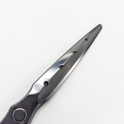 【ハヤシシザーズ ハヤシシザーHAYASHI SCISSORS】HYS-MAX67-KRETER-HINERI-6.2-DLC MARK-Ⅳ シザー オフセット 理容 美容ハサミ 美容師 理容師 右利き 6.2インチ 中古 sc3360