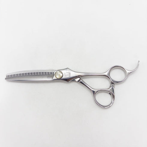 【ヒカリシザーズHIKARI光シザーHIKARI SCISSORS】C-Texturizer 729 オフセット シザー セニング 美容ハサミ すきばさみ 美容師 理容師 約70% 右利き 6インチ 中古 sc3361