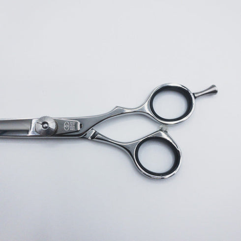 新品同様【YAGYU柳生】60 シザー オフセット 理容 美容ハサミ 美容師 理容師 右利き 6.2インチ 中古 sc337