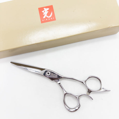 【ヒカリシザーズHIKARI光シザーHIKARI SCISSORS】SEV COSMOS S-5.5 シザー オフセット 理容 美容ハサミ 美容師 理容師 右利き 5.5インチ 中古 sc3374