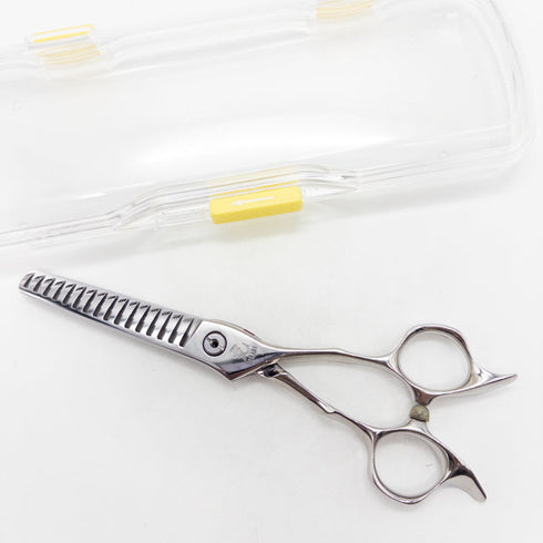 【ヒカリシザーズHIKARI光シザーHIKARI SCISSORS】SEV COSMOS S-16M メガネ シザー セニング 美容ハサミ すきばさみ 美容師 理容師 約30~35% 右利き 6インチ 中古 sc3375