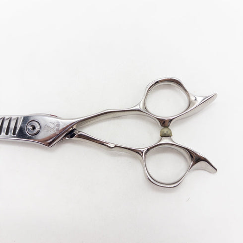 【ヒカリシザーズHIKARI光シザーHIKARI SCISSORS】SEV COSMOS S-16M メガネ シザー セニング 美容ハサミ すきばさみ 美容師 理容師 約30~35% 右利き 6インチ 中古 sc3375