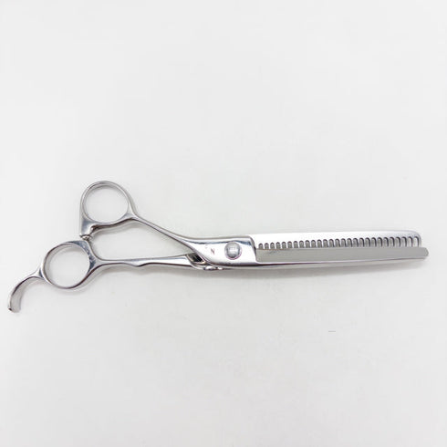 【ナルトシザーズ ナルトシザーNARUTO SCISSORS】三梳きヘネシーレフティS27 オフセット シザー セニング 美容ハサミ すきばさみ 美容師 理容師 約25~30% 左利き 5.8インチ 中古 sc3376