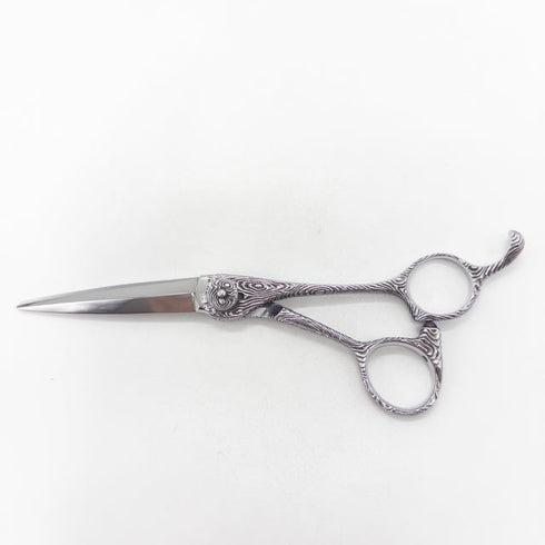 【ナルトシザーズ ナルトシザーNARUTO SCISSORS】ダックボードZ 木目 シザー オフセット 理容 美容ハサミ 美容師 理容師 右利き 5.8インチ 中古 sc3384