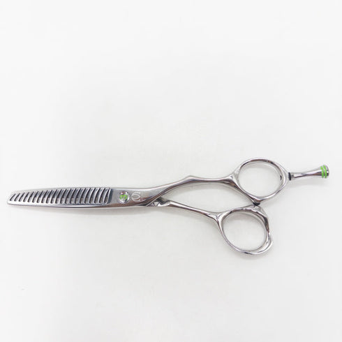 【ミズタニシザーズ ミズタニシザーMIZUTANI SCISSORS】Ichi-Nino-San 3 ベースセニング オフセット シザー セニング 美容ハサミ すきばさみ 美容師 理容師 約25% 右利き 5.8インチ 中古 sc3385