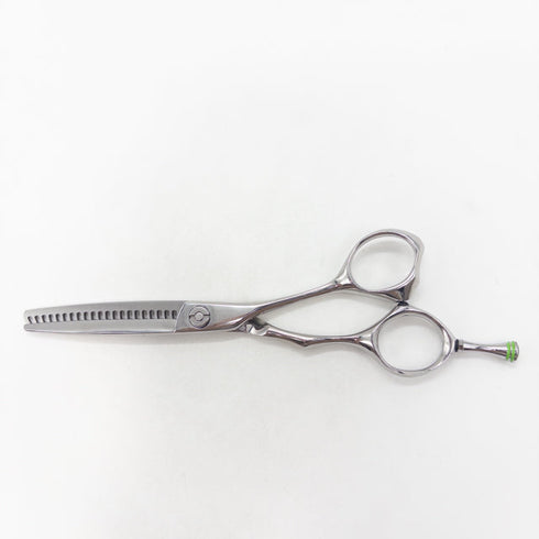 【ミズタニシザーズ ミズタニシザーMIZUTANI SCISSORS】Ichi-Nino-San 3 ベースセニング オフセット シザー セニング 美容ハサミ すきばさみ 美容師 理容師 約25% 右利き 5.8インチ 中古 sc3385