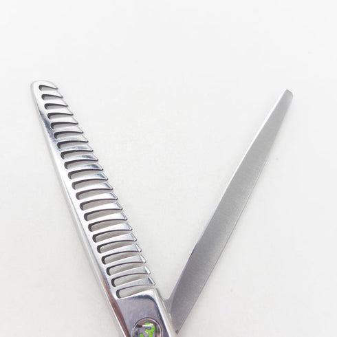 【ミズタニシザーズ ミズタニシザーMIZUTANI SCISSORS】Ichi-Nino-San 3 ベースセニング オフセット シザー セニング 美容ハサミ すきばさみ 美容師 理容師 約25% 右利き 5.8インチ 中古 sc3385