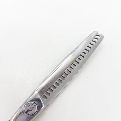 【ミズタニシザーズ ミズタニシザーMIZUTANI SCISSORS】Ichi-Nino-San 3 ベースセニング オフセット シザー セニング 美容ハサミ すきばさみ 美容師 理容師 約25% 右利き 5.8インチ 中古 sc3385