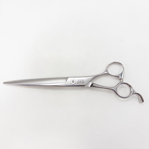新品未使用【内海ウツミUTSUMI】JYO城 EX75 トリミングシザー オフセット 右利き トリマー ペット 7.5インチ 中古 sc3526