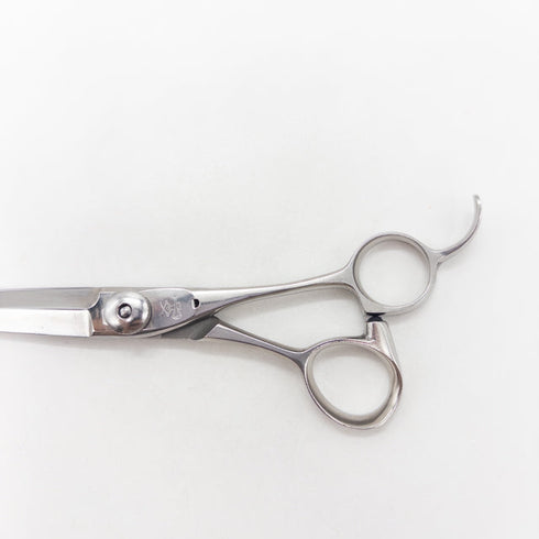 【ナルトシザーズ ナルトシザーNARUTO SCISSORS】 片剣刃シザー オフセット 理容 美容ハサミ 美容師 理容師 右利き 6.5インチ 中古 sc3392