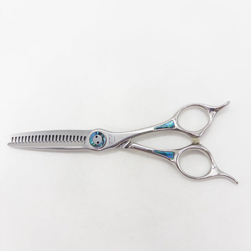 【トギノンTOGINON】PREMIUM TWIN5.8プレミアムクイーン ツイン メガネ シザー セニング 美容ハサミ すきばさみ 美容師 理容師 約35% 右利き 5.8インチ 中古 sc3394