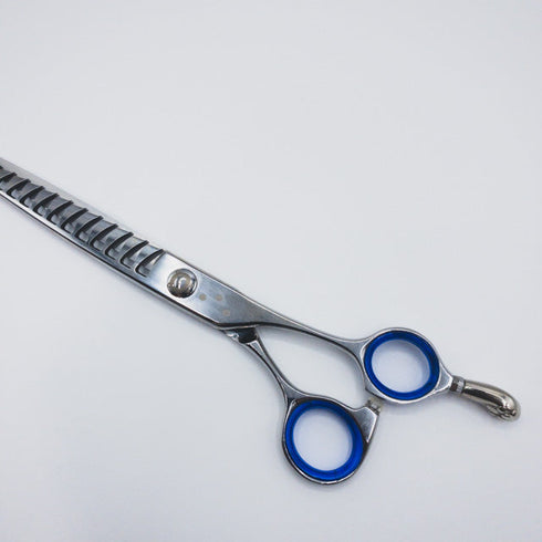 【チョッキンシザーCHOKKIN】ブレードブレンディング トリミングシザー オフセット 右利き トリマー ペット 6.8インチ 中古 sc340