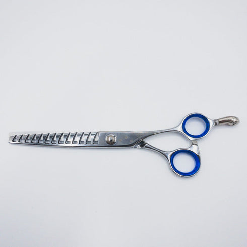 【チョッキンシザーCHOKKIN】ブレードブレンディング トリミングシザー オフセット 右利き トリマー ペット 6.8インチ 中古 sc340