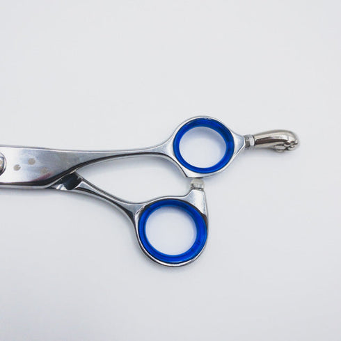 【チョッキンシザーCHOKKIN】ブレードブレンディング トリミングシザー オフセット 右利き トリマー ペット 6.8インチ 中古 sc340