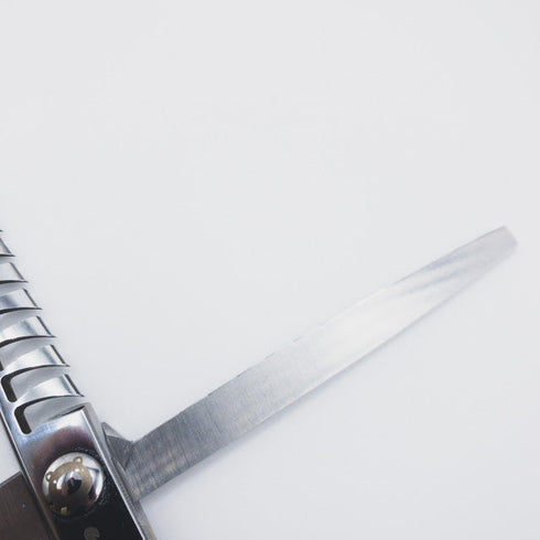 【チョッキンシザーCHOKKIN】ブレードブレンディング トリミングシザー オフセット 右利き トリマー ペット 6.8インチ 中古 sc340