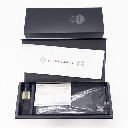 【シザーズジャパンSCISSORS JAPAN】Qs FLOR LSBS加工 QSF25%29i17N6N オフセット シザー セニング 美容ハサミ すきばさみ 美容師 理容師 約20~30% 右利き 6インチ 中古 sc3425