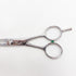 【キラシザーズ キラシザーKIRA】WISH5.5 カーブ スライド ドライカット シザー メガネ 理容 美容ハサミ 美容師 理容師 右利き 5.5インチ 中古 sc3438