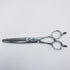 【ミズタニシザーズ ミズタニシザーMIZUTANI SCISSORS】ACRO YURAGI ZEROユラギ ゼロ メガネ シザー セニング 美容ハサミ すきばさみ 美容師 理容師 約10% 右利き 6インチ 中古 sc344