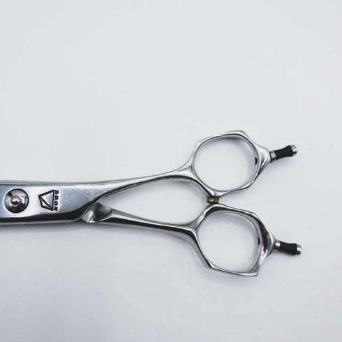 【ミズタニシザーズ ミズタニシザーMIZUTANI SCISSORS】ACRO YURAGI ZEROユラギ ゼロ メガネ シザー セニング 美容ハサミ すきばさみ 美容師 理容師 約10% 右利き 6インチ 中古 sc344