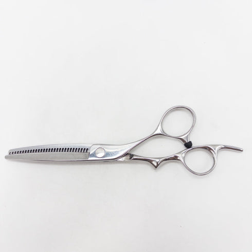 【シザーズジャパンSCISSORS JAPAN】Jf30i01 J-FLOR オフセット シザー セニング 美容ハサミ すきばさみ 美容師 理容師 約10% 右利き 6インチ 中古 sc3447