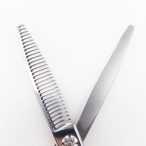 【シザーズジャパンSCISSORS JAPAN】Jf30i01 J-FLOR オフセット シザー セニング 美容ハサミ すきばさみ 美容師 理容師 約10% 右利き 6インチ 中古 sc3447