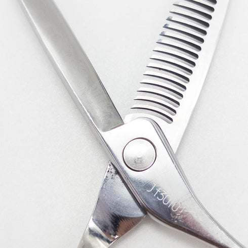 【シザーズジャパンSCISSORS JAPAN】Jf30i01 J-FLOR オフセット シザー セニング 美容ハサミ すきばさみ 美容師 理容師 約10% 右利き 6インチ 中古 sc3447