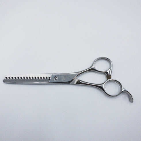 【ヒカリシザーズHIKARI光シザーHIKARI SCISSORS】6032 オフセット シザー セニング 美容ハサミ すきばさみ 美容師 理容師 約40% 右利き 6インチ 中古 sc345