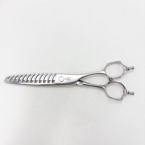 【ミズタニシザーズ ミズタニシザーMIZUTANI SCISSORS】Acroleaf WIDE M-50 メガネ シザー セニング 美容ハサミ すきばさみ 美容師 理容師 約40~50% 右利き 5.8インチ 中古 sc3472