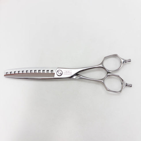 【ミズタニシザーズ ミズタニシザーMIZUTANI SCISSORS】Acroleaf WIDE M-50 メガネ シザー セニング 美容ハサミ すきばさみ 美容師 理容師 約40~50% 右利き 5.8インチ 中古 sc3472