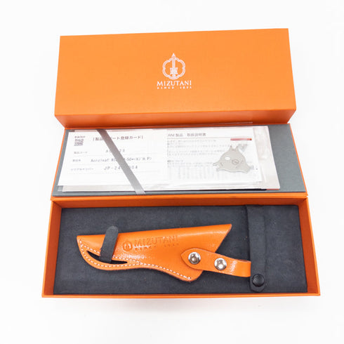 【ミズタニシザーズ ミズタニシザーMIZUTANI SCISSORS】Acroleaf WIDE M-50 メガネ シザー セニング 美容ハサミ すきばさみ 美容師 理容師 約40~50% 右利き 5.8インチ 中古 sc3472