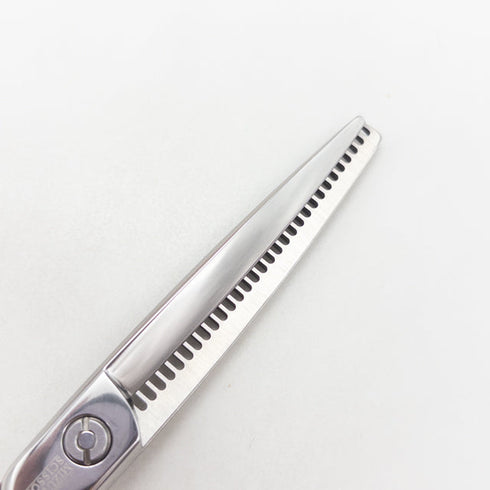 【ミズタニシザーズ ミズタニシザーMIZUTANI SCISSORS】CRONOS5 クロノス オフセット シザー セニング 美容ハサミ すきばさみ 美容師 理容師 約3% 右利き 5.8インチ 中古 sc3478