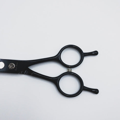 【Purple Dragonパープルドラゴン】JS-7.0 トリミングシザー メガネ 右利き トリマー ペット 7インチ 中古 sc349