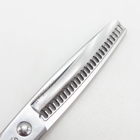 美品【ジョーウェルJOEWELL】CST-25/30 量感調整 メガネ シザー セニング 美容ハサミ すきばさみ 美容師 理容師 約30% 右利き 6インチ 中古 sc3493