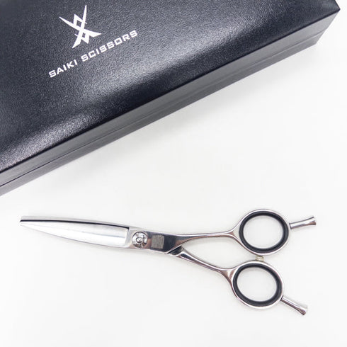 【サイキシザーズ サイキシザーSAIKI SCISSORS】Silky Curve5.5 シルキーカーブ シザー メガネ 理容 美容ハサミ 美容師 理容師 右利き 5.5インチ 中古 sc3496