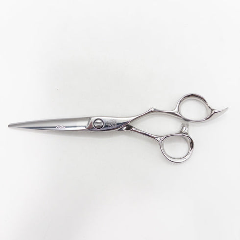 新品同様【ヒカリシザーズHIKARI光シザーHIKARI SCISSORS】KORYU 507 光龍 シザー オフセット 理容 美容ハサミ 美容師 理容師 右利き 6インチ 中古 sc3509