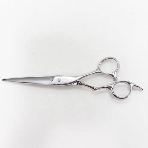 新品同様【ヒカリシザーズHIKARI光シザーHIKARI SCISSORS】KORYU 507 光龍 シザー オフセット 理容 美容ハサミ 美容師 理容師 右利き 6インチ 中古 sc3509