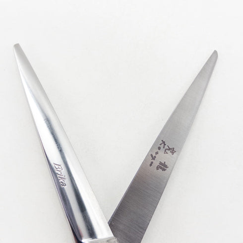 新品同様【ヒカリシザーズHIKARI光シザーHIKARI SCISSORS】KORYU 507 光龍 シザー オフセット 理容 美容ハサミ 美容師 理容師 右利き 6インチ 中古 sc3509