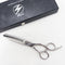 新品同様【モルクシザーMork】Cobalt Clip-20G SP オフセット シザー セニング 美容ハサミ すきばさみ 美容師 理容師 約40% 右利き 6インチ 中古 sc3511