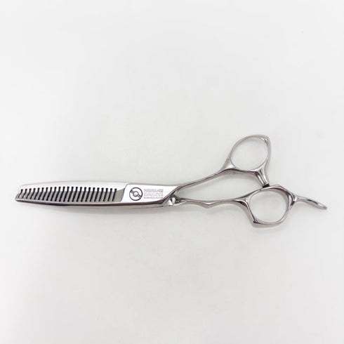 【ミズタニシザーズ ミズタニシザーMIZUTANI SCISSORS】Z DUAL ZD-4デュアル オフセット シザー セニング 美容ハサミ すきばさみ 美容師 理容師 約15% 右利き 6インチ 中古 sc3518