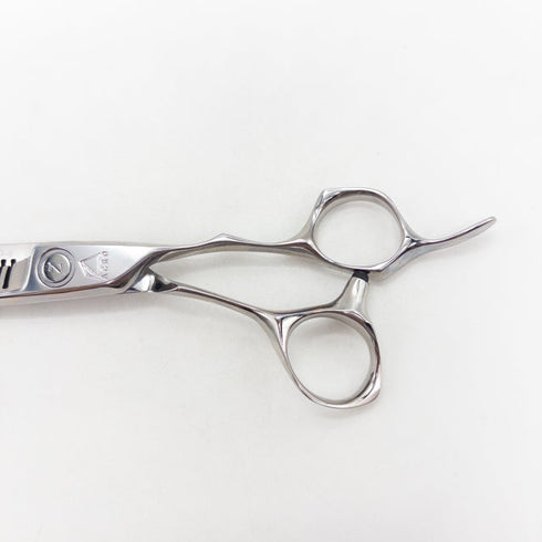 【ミズタニシザーズ ミズタニシザーMIZUTANI SCISSORS】Z DUAL ZD-4デュアル オフセット シザー セニング 美容ハサミ すきばさみ 美容師 理容師 約15% 右利き 6インチ 中古 sc3518