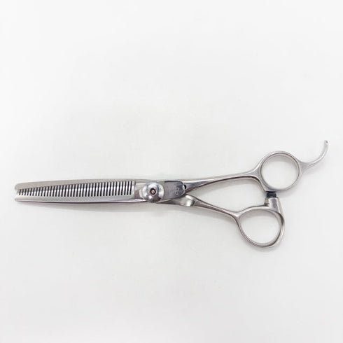 【ナルトシザーズ ナルトシザーNARUTO SCISSORS】 オフセット シザー セニング 美容ハサミ すきばさみ 美容師 理容師 約% 右利き 6インチ 中古 sc3537