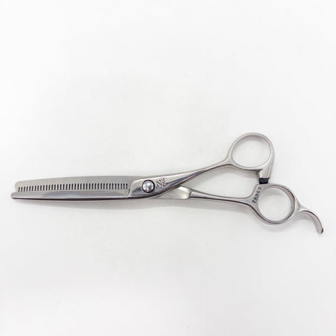 【ナルトシザーズ ナルトシザーNARUTO SCISSORS】 オフセット シザー セニング 美容ハサミ すきばさみ 美容師 理容師 約% 右利き 6インチ 中古 sc3537