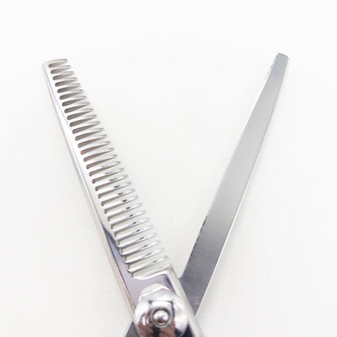 【ミズタニシザーズ ミズタニシザーMIZUTANI SCISSORS】BLACK-SMITH オフセット シザー セニング 美容ハサミ すきばさみ 美容師 理容師 約20~25% 右利き 5.8インチ 中古 sc3538