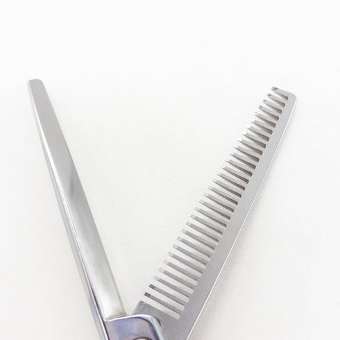 【ミズタニシザーズ ミズタニシザーMIZUTANI SCISSORS】BLACK-SMITH オフセット シザー セニング 美容ハサミ すきばさみ 美容師 理容師 約20~25% 右利き 5.8インチ 中古 sc3538