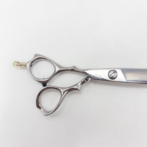 【ヒカリシザーズHIKARI光シザーHIKARI SCISSORS】B-DRY COSMOS L-164 ドライカット シザー オフセット 理容 美容ハサミ 美容師 理容師 左利き 6.1インチ 中古 sc3540