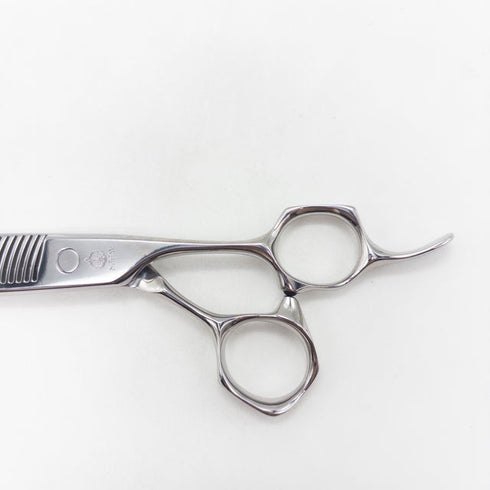 美品【ミズタニシザーズ ミズタニシザーMIZUTANI SCISSORS】Acroleaf WIDE K-35 オフセット シザー セニング 美容ハサミ すきばさみ 美容師 理容師 約30~35% 右利き 5.8インチ 中古 sc3545