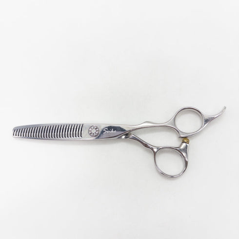【ハヤシシザーズ ハヤシシザーHAYASHI SCISSORS】V-27RW-AT-5.7 オフセット シザー セニング 美容ハサミ すきばさみ 美容師 理容師 約25~30% 右利き 5.7インチ 中古 sc3546