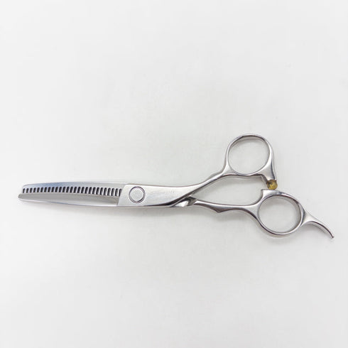 【ハヤシシザーズ ハヤシシザーHAYASHI SCISSORS】V-27RW-AT-5.7 オフセット シザー セニング 美容ハサミ すきばさみ 美容師 理容師 約25~30% 右利き 5.7インチ 中古 sc3546