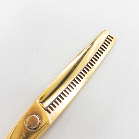 【ハヤシシザーズ ハヤシシザーHAYASHI SCISSORS】V-30RW-WH-6 メガネ シザー セニング 美容ハサミ すきばさみ 美容師 理容師 約25~30% 右利き 6インチ 中古 sc3556